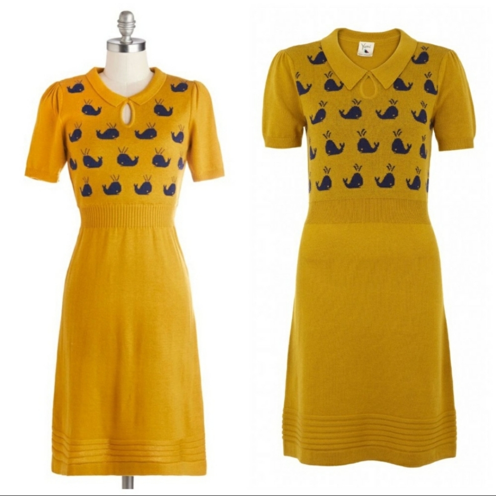 ModCloth knitted Yumi dress size 10